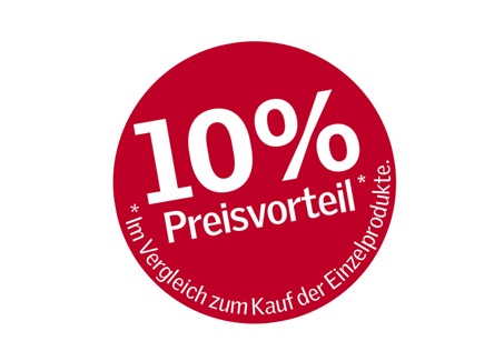 10 % Rabatt im Set